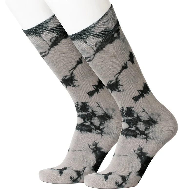 Tie Dye Coal Men's Socks