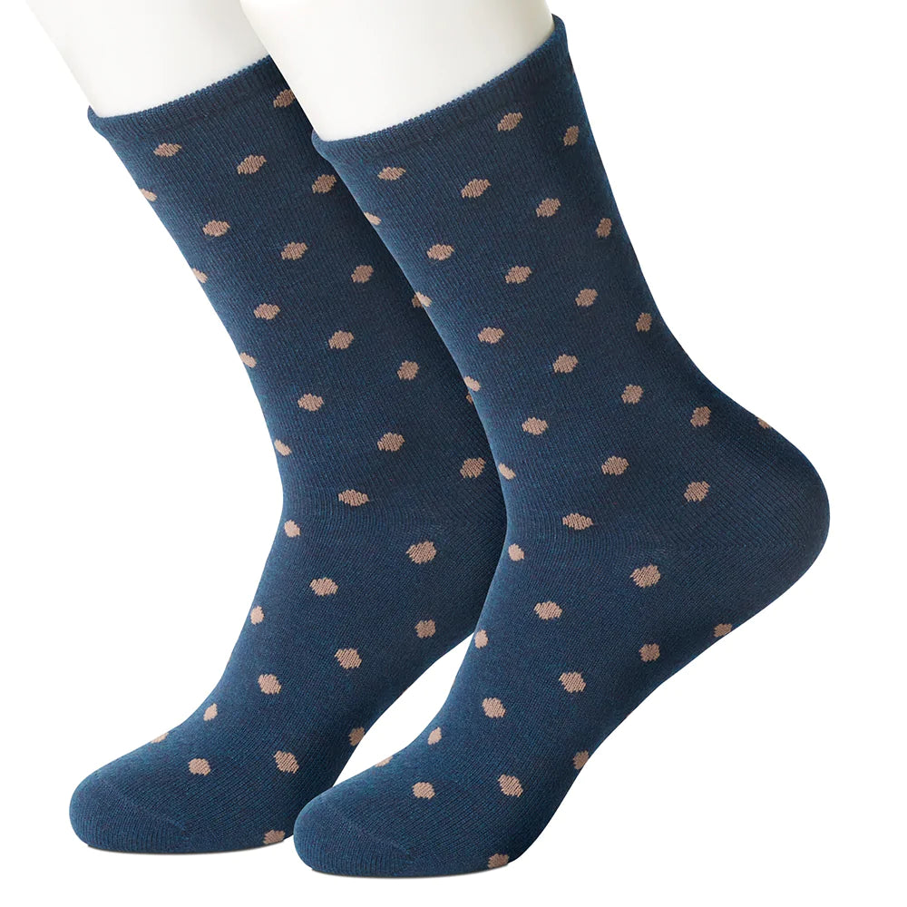 Adamas Navy Women's Socks