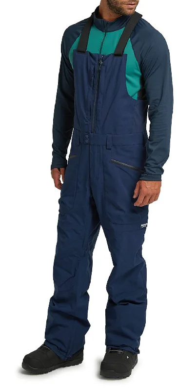 Burton Reserve Mens Bib Pants Dress Blue