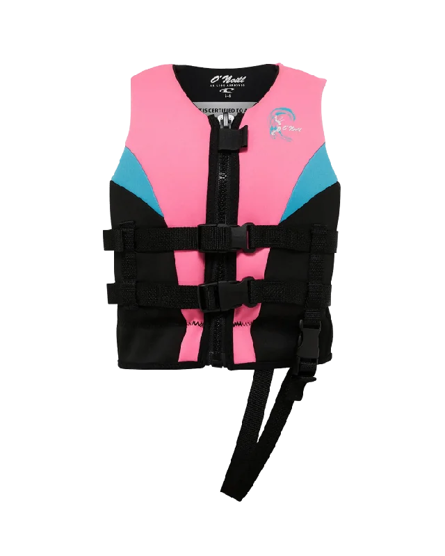 O'Neill Kids Reactor L50 Kids Vest - Pink/Mist - 2023