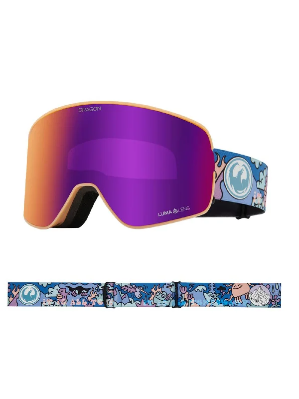 NFX2 Kimmy Fasani Signature/LL Purple ION + Spare Lens Goggle