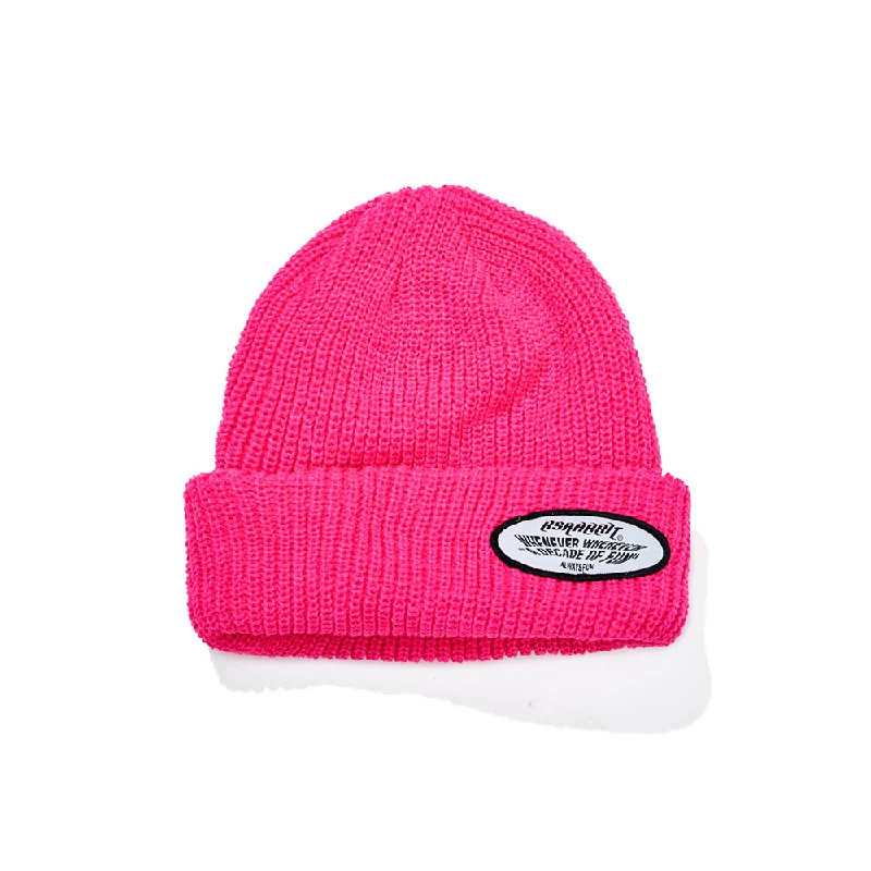 WEWE WAPPEN BEANIE HOT PINK