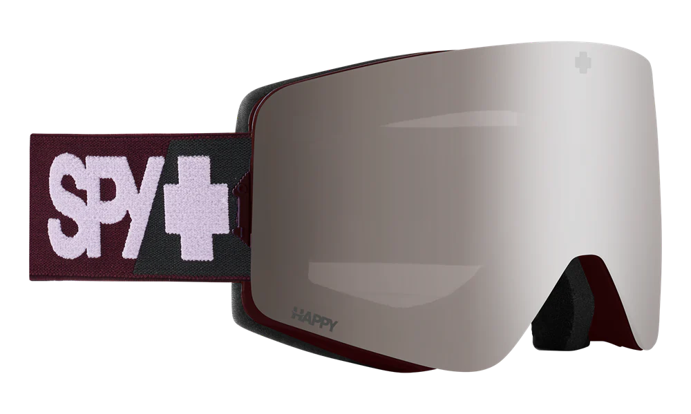 Spy Marauder Elite Goggles Merlot / Happy Bronze Silver Mirror + Spare Lens