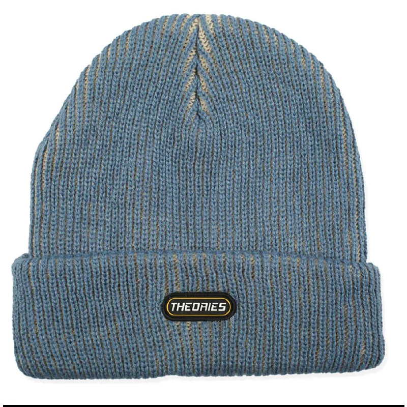 Theories 2-Tone Knit Beanie Cream