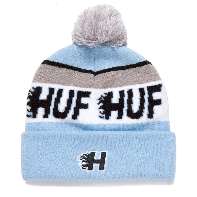 HUF Enforcer Pom Beanie Light Blue