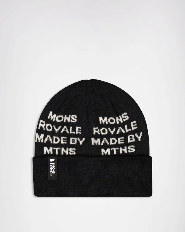 McCloud Merino Beanie - Black