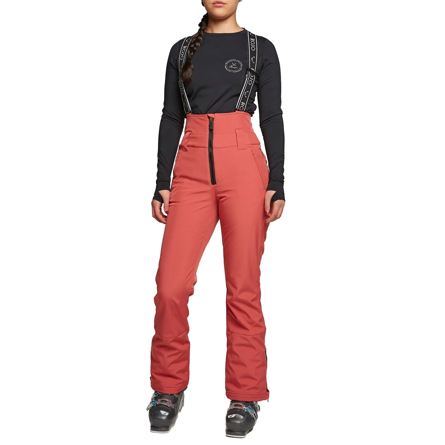 Rojo Soft Shell High Rise Pants Womens Mineral Red