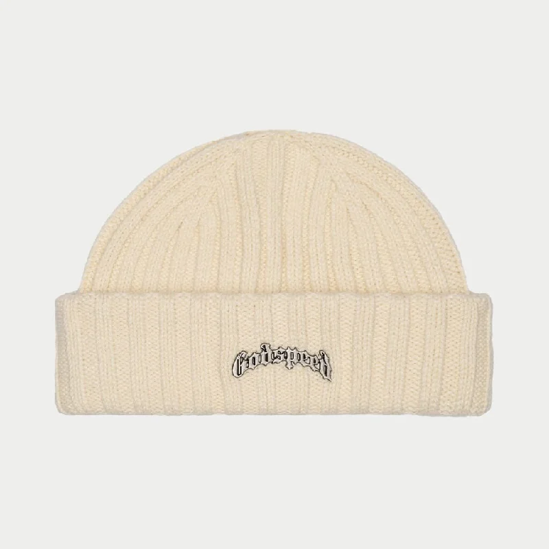 Og Logo Emblem Beanie (Creme)