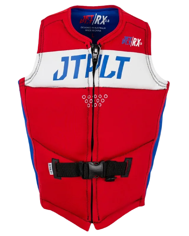 Jetpilot RX Mens Vest - Red/White/Blue - 2022