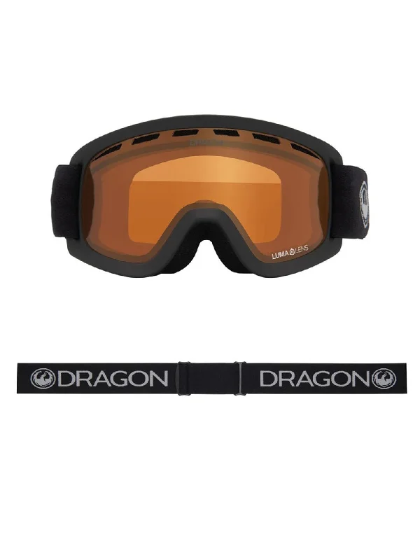 Lil D 2 Charcoal/LL Amber Goggle (Kids)