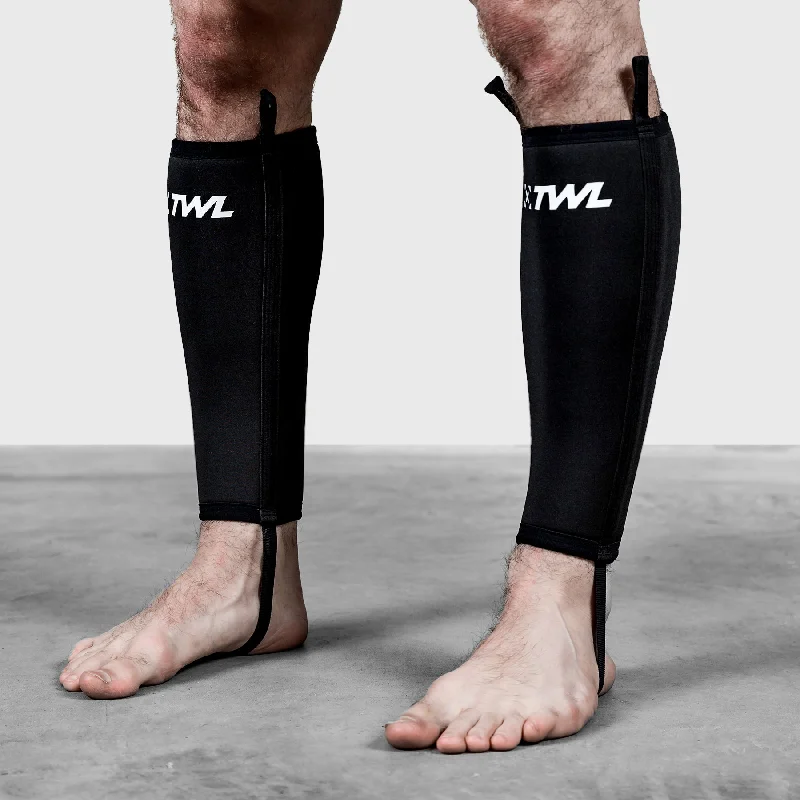 TWL - SHIN/CALF SLEEVE - 4MM - PAIR - BLACK