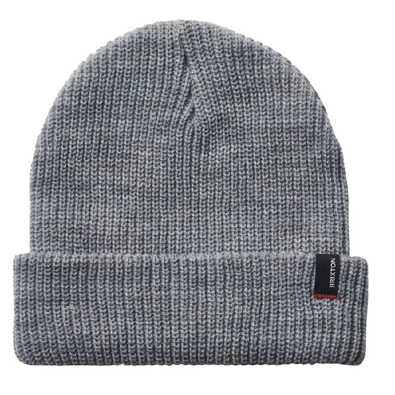 Brixton Classic Heist Beanie Light Heather Grey