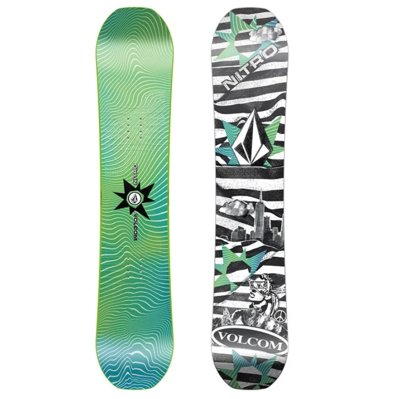 Nitro Ripper x Volcom Youth Snowboard & Nitro Bindings 2025