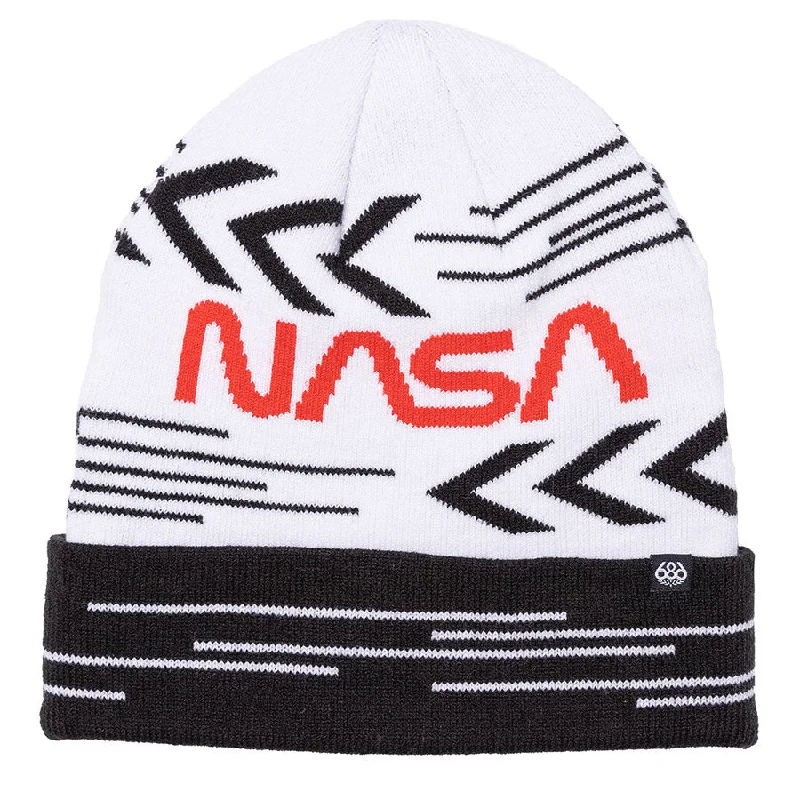 686 Nasa Knit Beanie White 2023