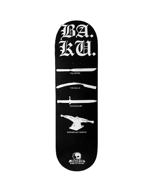 Skull Skates BS. KU. Knifing History Deck 9"