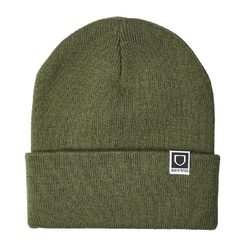 Brixton Harbor Beta Watch Cap Beanie Military Olive