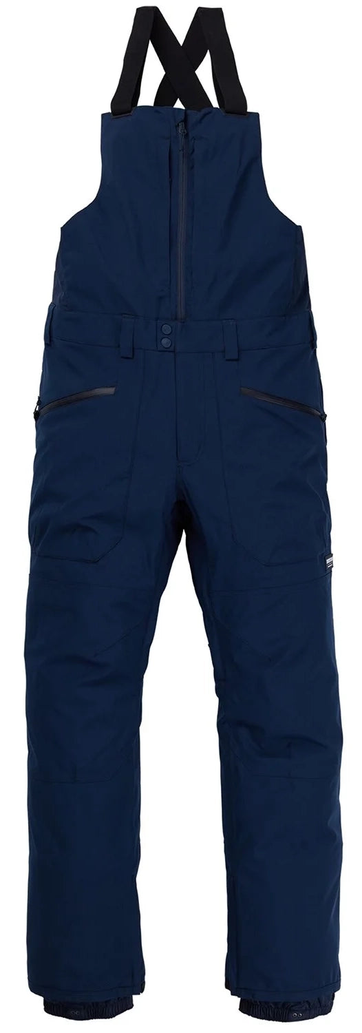 Burton Reserve Mens Bib Pants Dress Blue