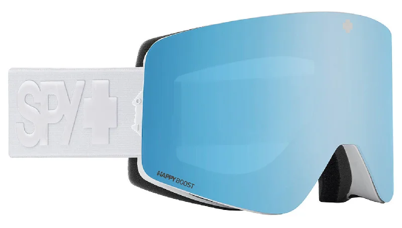 Spy Marauder Goggles Matte White / Happy Boost Bronze Happy Blue Spectra Mirror + Spare Lens