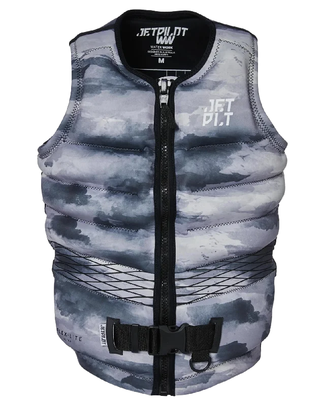 Jetpilot Hyperflex F/E Mens Neo Vest - Grey Camo - 2023