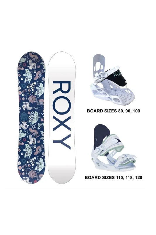 Roxy Poppy Snowboard Package (Board & Binding) - Girls' - 23-25