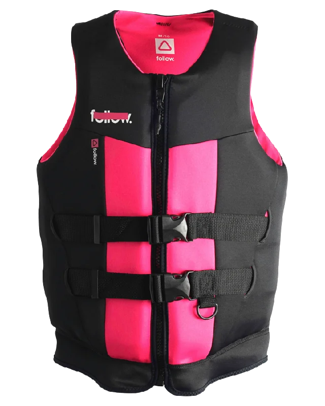 Follow Tact Ladies Vest - Black/Pink - 2023