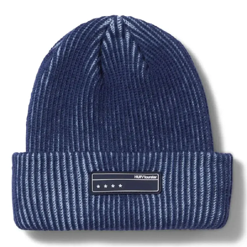 HUF x Fourstar Shadow Rib Beanie Light Blue