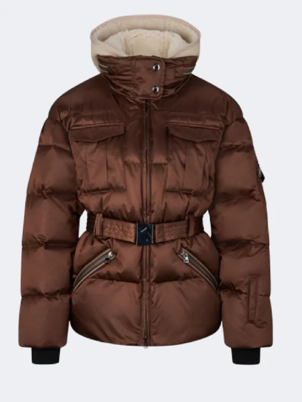 Bogner Adele Ld Women Skiing Jacket Brown