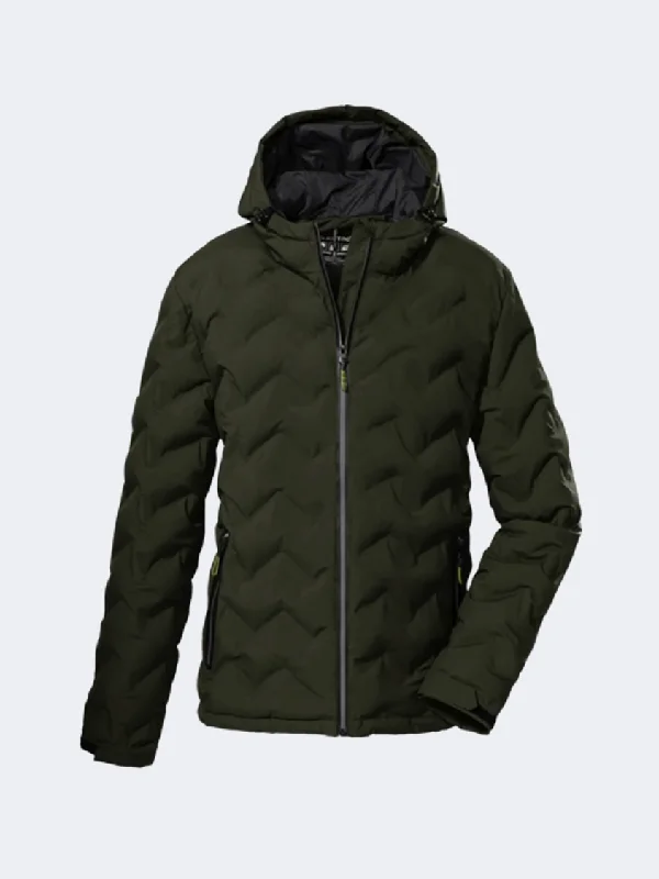 Killtec Kow 119 Men Skiing Jacket Dark Olive