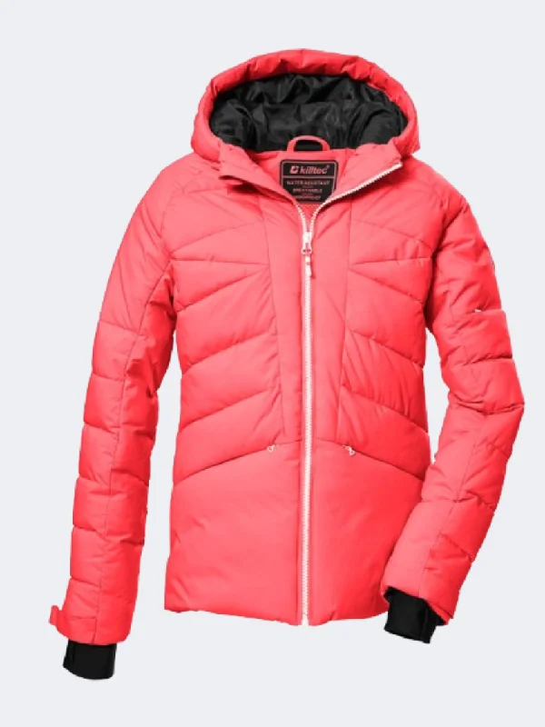 Killtec Ksw 116 Girls Skiing Jacket Coral/Pink