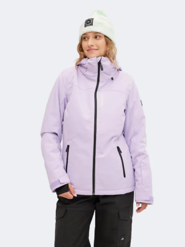 ONeill Stuvite Women Skiing Jacket Purple Rose