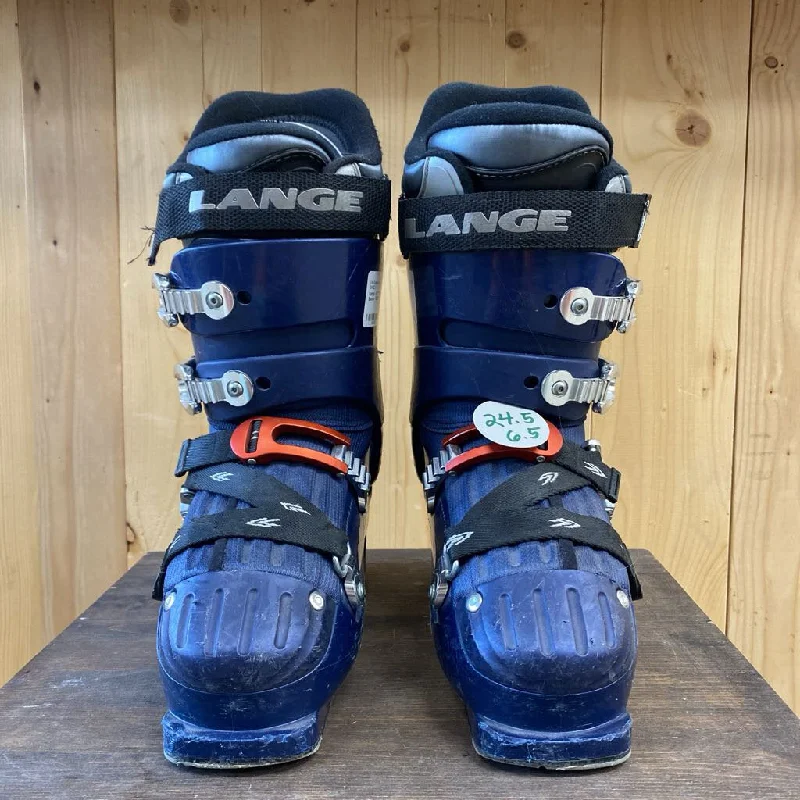 Lange - SFT Plus Downhill Ski Boots - MSRP $479: Navy-children-24.5