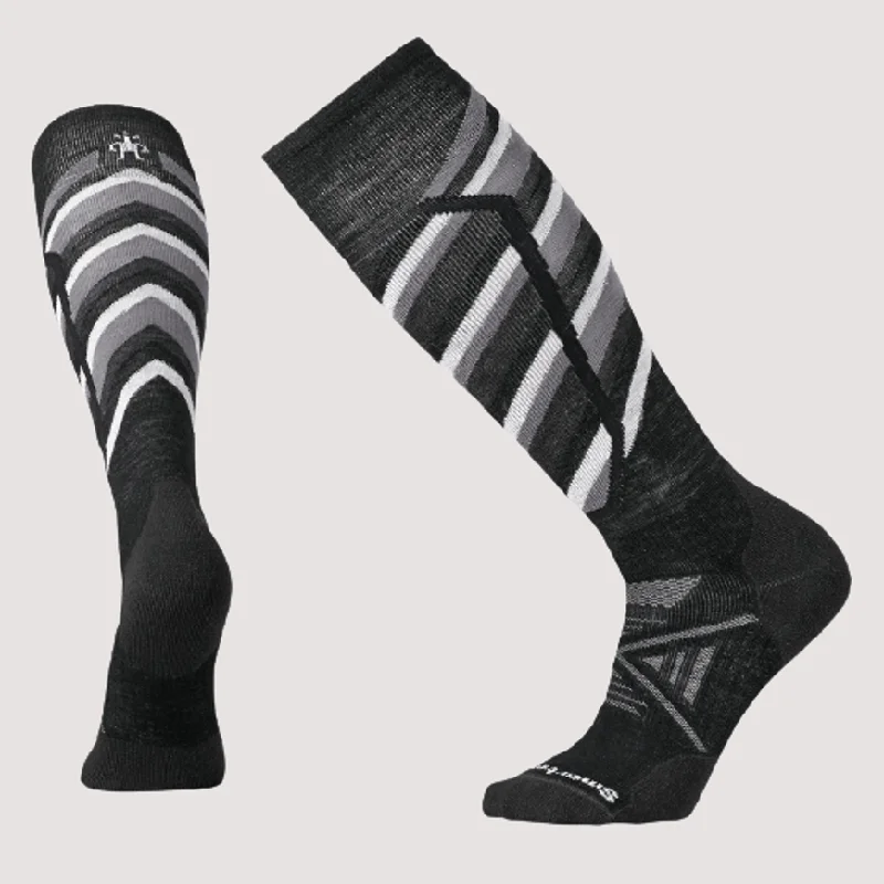 Smartwool Phd Unisex Skiing Sock Pattern Black